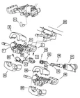 Genuine Mopar Steering Coupling Upper 4698256AB New. Price: $54.97.