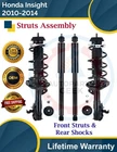 New Oe Front Struts & Rear Shocks For 2010-2014 Honda Insight Lifetime Warranty. Price: $320.85.