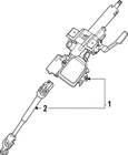 Genuine Nissan Steering Shaft 48080-7LF0A New. Price: $633.58.