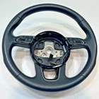 Audi Q3 Quattro Column Steering Wheel W/ Switch Leather Black 2015-2018 Oem Used. Price: $112.49.