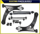 New Lower Control Arms Set & Tie Rods Ends Links Kit For Corolla 14-19. Price: $229.95.