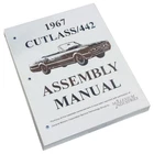 Factory Assembly Manual Instruction Rebuild Book 1967 Oldsmobile Cutlass New. Price: $41.00.
