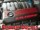 Dodge Challenger 6.4L Hemi Engine Decal SRT8 09 2010 11 12 13 14 15 16 17 18 19 New. Price: $30.00.