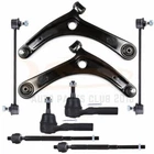 8X For 2007 - 2014 Jeep Patriot Compass Front Lower Control Arms Tie Rods Kit New. Price: $71.59.