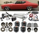 Buick Skylark / 64-72 Front Rear Bags &brackets With Manual Air Management New. Price: $1570.91.