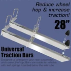 Universal Traction Bars 28" Length Pair Chrome Plated Steel 20470 Heavy Duty New. Price: $75.59.