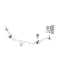 Genuine Mopar Stabilizer Bar Washer 68100622AA New. Price: $27.26.