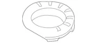 Genuine Kia Upper Spring Insulator 55331-2K000 New. Price: $47.30.