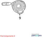 Jeep 2014-2023 Cherokee Steering Column Module 68455810AA Used. Price: $169.99.