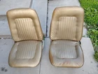 1968 Camaro Bucket Seats W/ Tracks Oem Gm 1967 G-body Gasser Used. Price: $625.99.