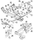 Genuine Mopar Leaf Spring Hanger 5006089AA New. Price: $103.28.