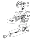 Genuine Mopar Steering Column 6TE551Z0AD New. Price: $647.01.