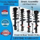 Monroe Oem Front & Rear Struts W/ Sway Bar For 2009-2010 Toyota Highlander 4X4 New. Price: $709.24.