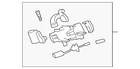 Genuine Mitsubishi Steering Lock 6370C238 New. Price: $601.34.