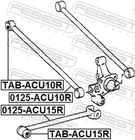 For Febest 0125-ACU10R Rear Transverse Link Neu. Price: $45.97.