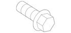 Genuine Mercedes-benz Shock Lower Bolt 670-990-03-04 New. Price: $20.09.