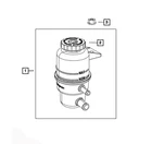 Mopar Power Steering Fluid Reservoir 2011-20 Dodge Grand Caravan 04743676AD Oem New. Price: $55.21.