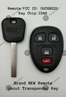 New! Oem Genuine Gmc Savana 15 - 26 Keyless Remote Fob OUC60221 & Chip ID46. Price: $49.99.