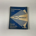 Original 1962 Chevrolet Shop Manual Supplement C3 Used. Price: $25.95.