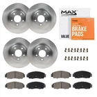 Front & Rear Brake Rotors + Ceramic Pads For 2018-2023 Hyundai Kona Kia Seltos New. Price: $167.99.