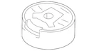 Genuine Volkswagen Lower Insulator 5Q0-199-867-C New. Price: $61.48.