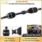 For 2024 2025 Toyota Grand Highlander Awd Front Left Cv Axle Shaft 43420-0E340 New. Price: $215.10.