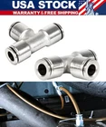 2PCS Air Hose Lift 21838 Union Ptc Tee Coupler Fitting 1/4" Push To Connect Tube New. Price: $16.49.
