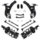Front Struts Control Arm Sway Bar Tie Rod Set 12 For Toyota Sienna 2011-2014 Fwd New. Price: $273.98.