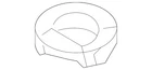 Genuine Volkswagen Lower Seat Packing 7P0-411-189-A New. Price: $109.00.