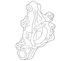 Genuine Volkswagen Knuckle 7P0-505-436-B New. Price: $603.48.