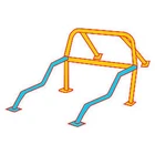 Chassis Engineering Pro Street Side Bar Kit 1-3/4 X 0.134 Dom- C/E3213 New. Price: $321.50.