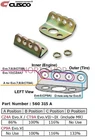 Cusco Front Adjustable Sway Bar Bracket Kit For Lancer Evolution 7 8MR 9 10 New. Price: $72.80.