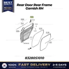 Genuine Rear Door Frame Garnish 83280S1010 For Hyundai Santa Fe New. Price: $79.00.