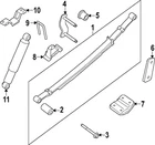 Genuine Nissan Shackle Assembly 55220-9BU0A New. Price: $94.26.