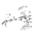 Genuine Mopar Steering Column Intermediate Shaft 5057494AA New. Price: $579.40.