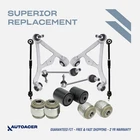 Autoacer 12P Rear Control Arms Bushings Tie Rods Links For Jaguar Stype Xj Xf Xk New. Price: $399.00.