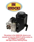 Detroit Speed DSE090901P -gm TYPE2 Polished Power Steering Pump W/plasticrsrvoir New. Price: $325.00.