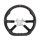 Full Leather Steering Wheel For Jeep Wrangler Jk 2008-2010 With Black Trim New. Price: $359.00.
