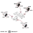 Set Rear Differential Bushing For Mitsubishi Outlander 2003-2006 Oem Quality New. Price: $179.80.