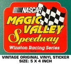 Magic Valley Speedway Winston Racing - Vintage Original Vinyl Decal Sticker New. Price: $9.39.