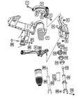 Genuine Mopar Spring Isolator Right 68507516AB New. Price: $29.02.