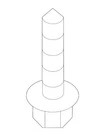 Genuine Kia Suspension Cross-member Rear Bolt 55448-3Z000 New. Price: $29.99.