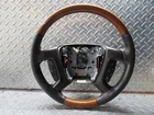 2011 Buick Enclave Steering Drive Wheel Wood And Brown Leather Used. Price: $56.21.