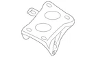 Genuine Volkswagen Axle Beam Bracket 1J0-501-546-C New. Price: $115.56.