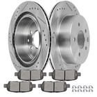 Rear Brake Ceramic Pads + Drilled Rotors Fits Nissan Juke 2014 - 2017 Nismo New. Price: $74.51.
