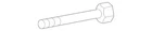 Genuine Mercedes-benz Hexagon Head Bolt 304017-010051 New. Price: $14.95.