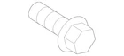 Genuine Mercedes-benz Ft Lateral Arm Bolt 670-990-03-04 New. Price: $10.40.