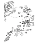 Genuine Mopar Steering Column Bracket 55351236AB New. Price: $89.24.