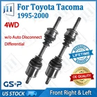 Oe Front Left & Right Pair Cv Axle Shaft Set For 1995-2000 Toyota Tacoma 4WD Rwd New. Price: $243.04.