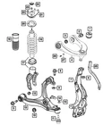 Genuine Mopar Lower Control Arm Left 5181833AA New. Price: $393.23.